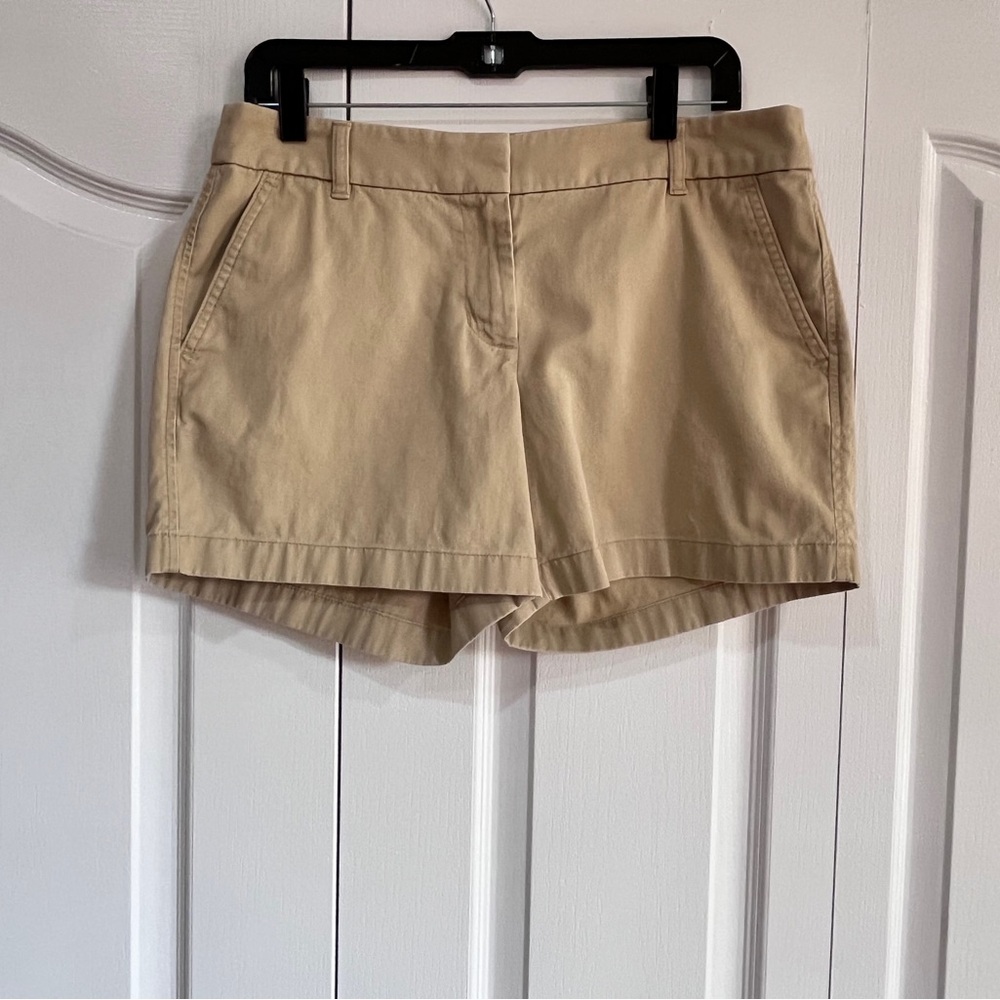 J. Crew Factory Re-imagined 5” inseam khaki shorts 8